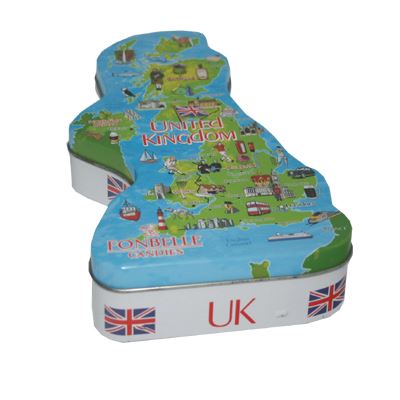 Map Tin Box